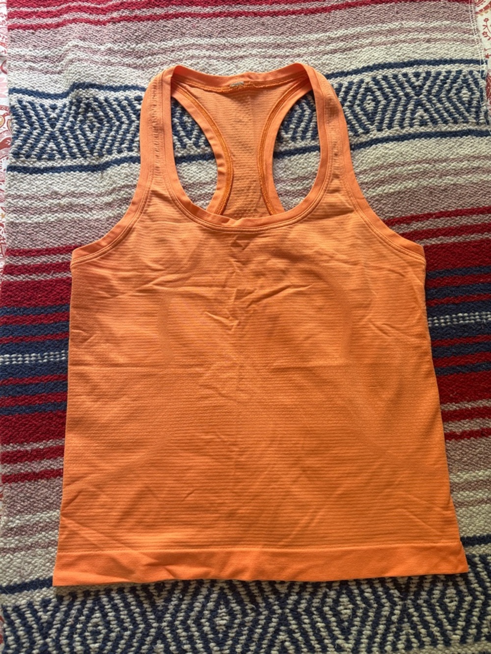 lululemon athletica Orange Racerback Tank